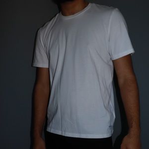 ADIDAS Plain White T-Shirt